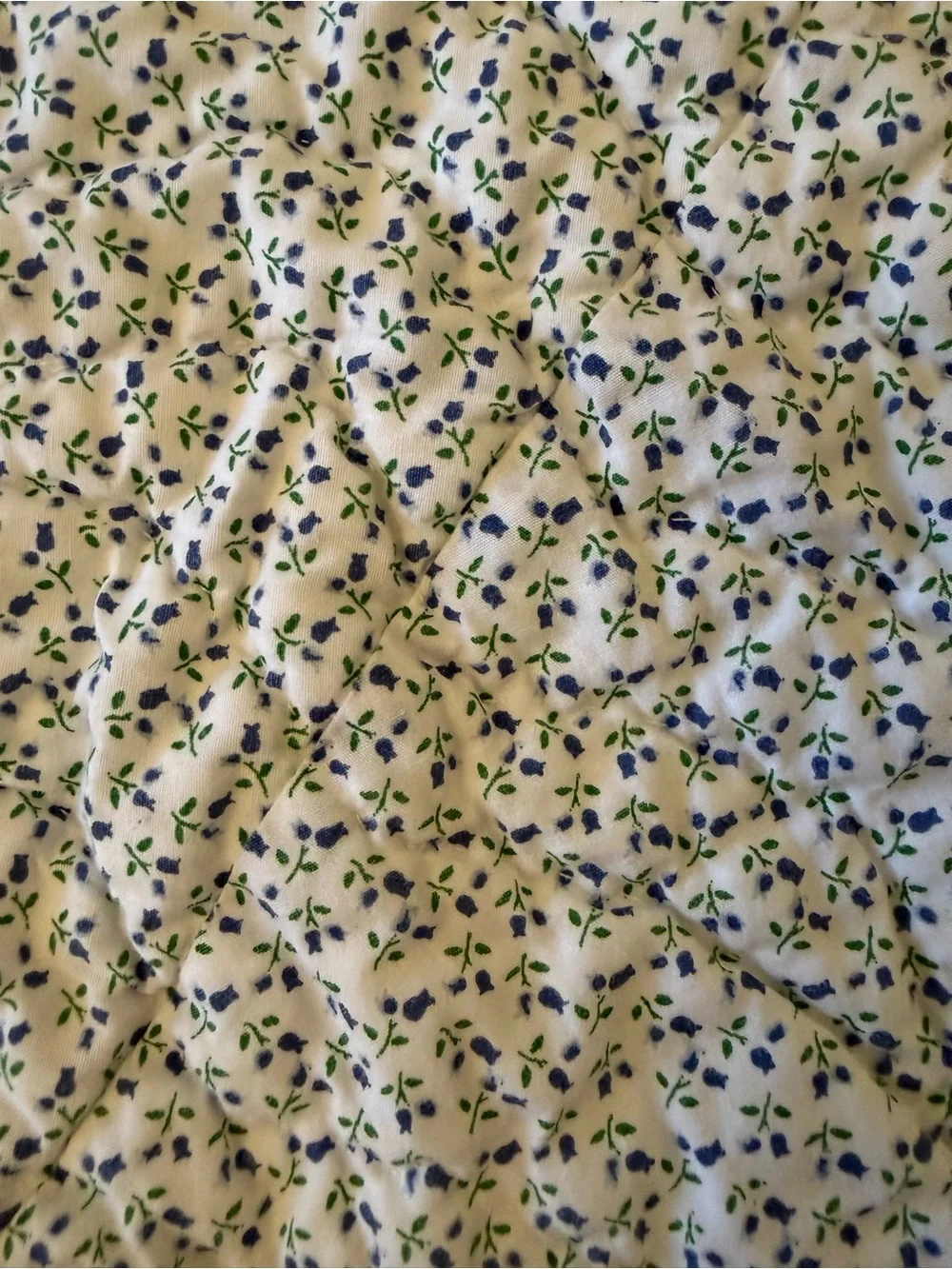NWOT Pottery Barn Kids Baby Crib Quilt 46 In Flower Can Be Used As Tablecloth